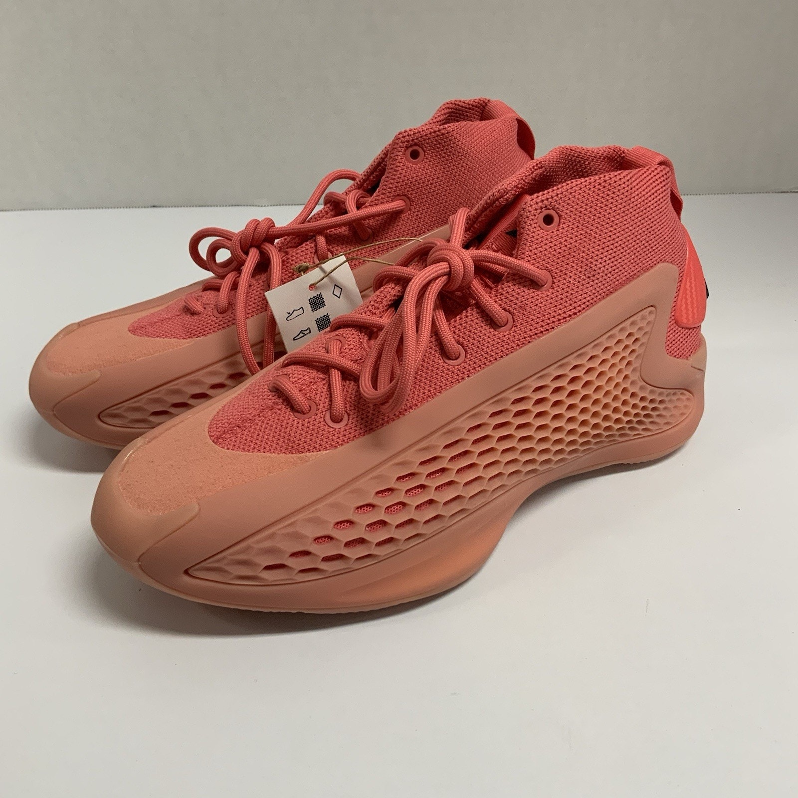 Adidas Ae 1 Georgia Red Clay If1863 Size 5.5 Anthony Edwards Basketball Shoes